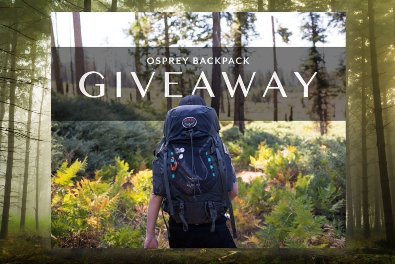 instagram giveaway osprey backpack